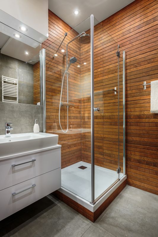 Luxury Shower with Glass Walls